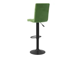 Taburetes de cocina 2 unidades terciopelo verde oscuro