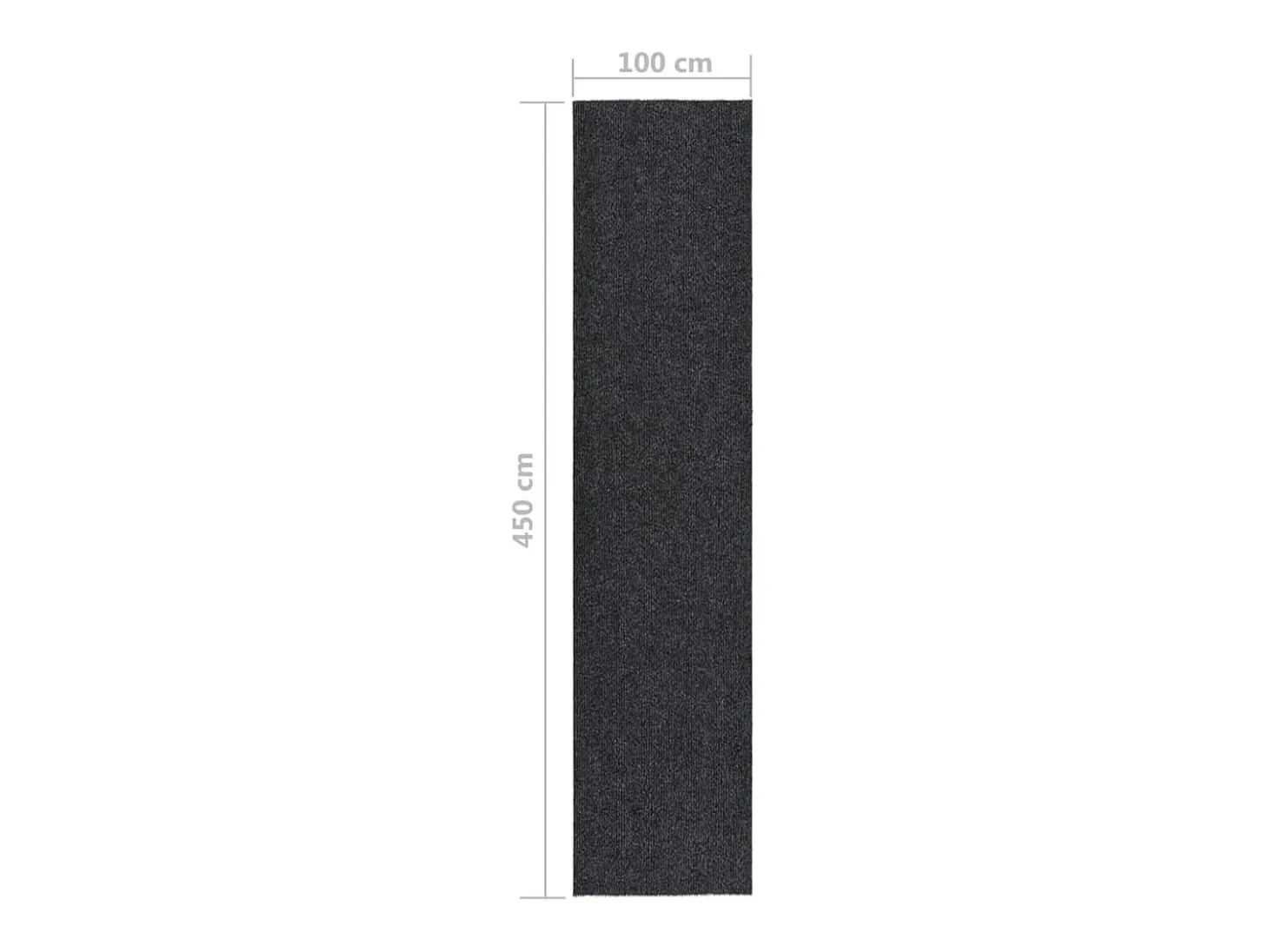Tapiz 100x450 cm Antracita