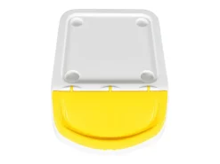 Tarrant Cubos de basura apilables con tapa 3 uds PP blanco 120 L