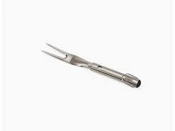 Tenedor GrillOut™ Joseph Joseph, mango extensible, acero inoxidable, dientes afilados, cabezal retráctil para almacenamiento, ideal para BBQ y fácil de limpiar.