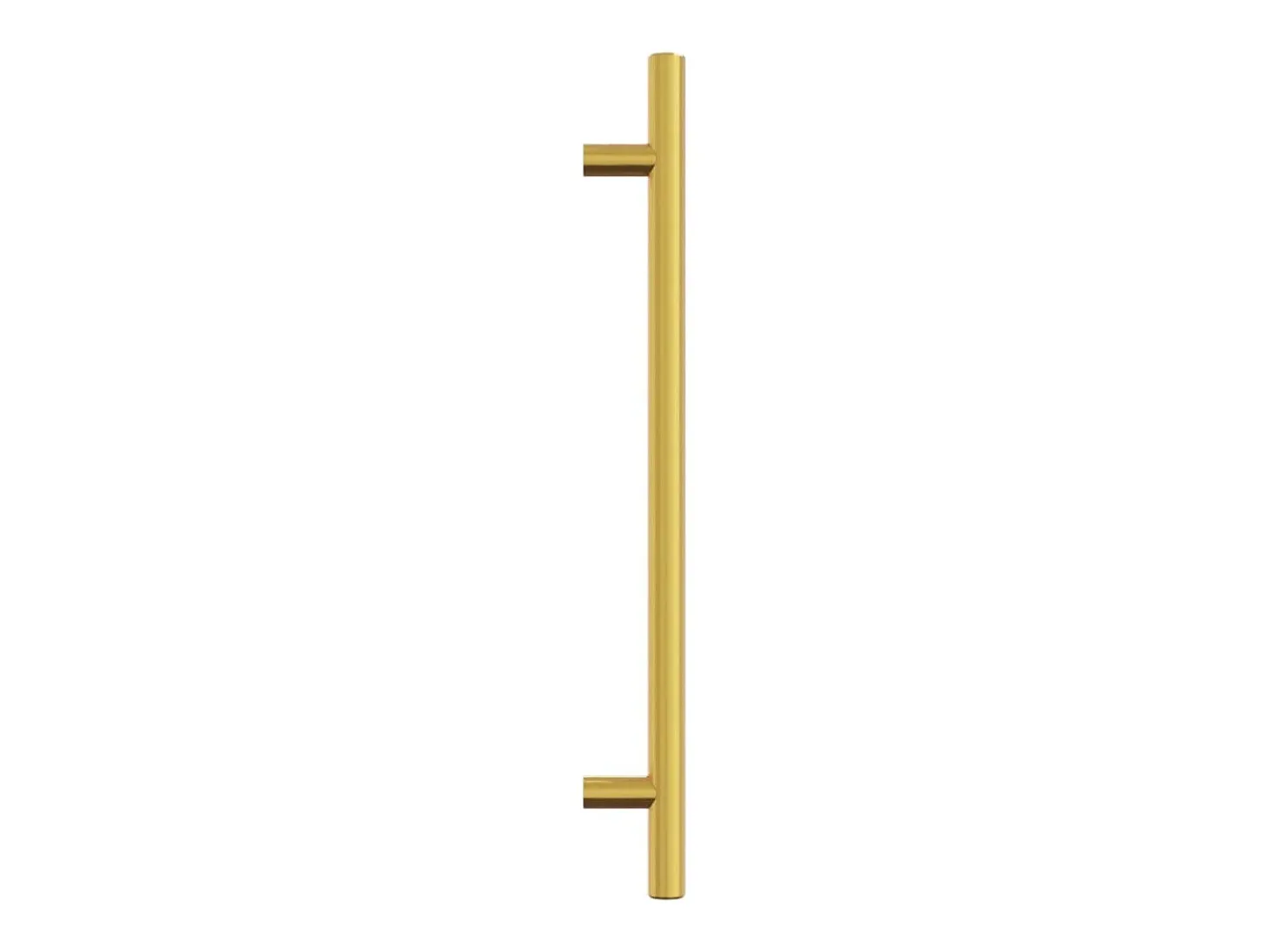 Tiradores para armarios 10 uds acero inoxidable dorado 192 mm