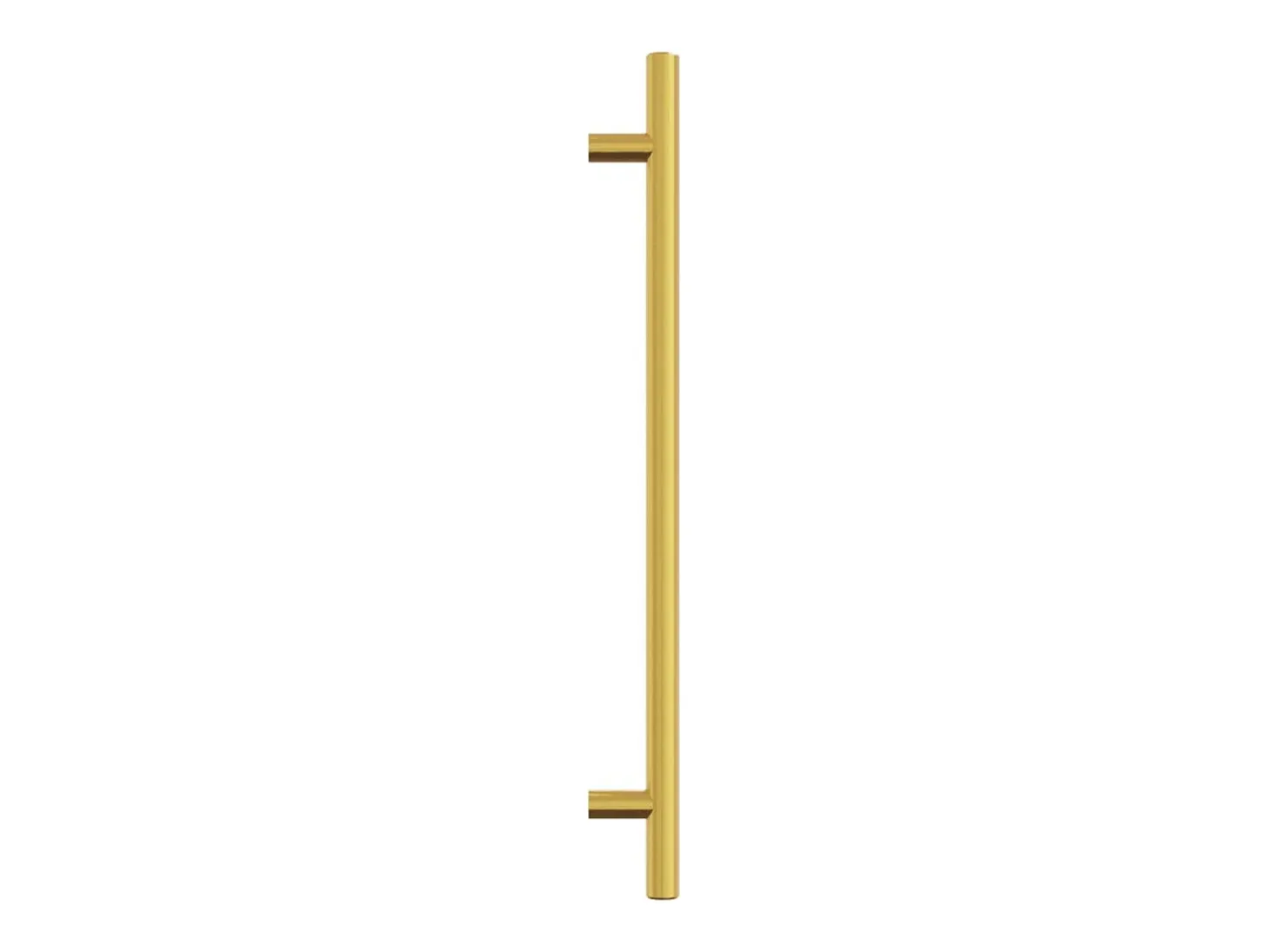 Tiradores para armarios 10 uds acero inoxidable dorado 224 mm