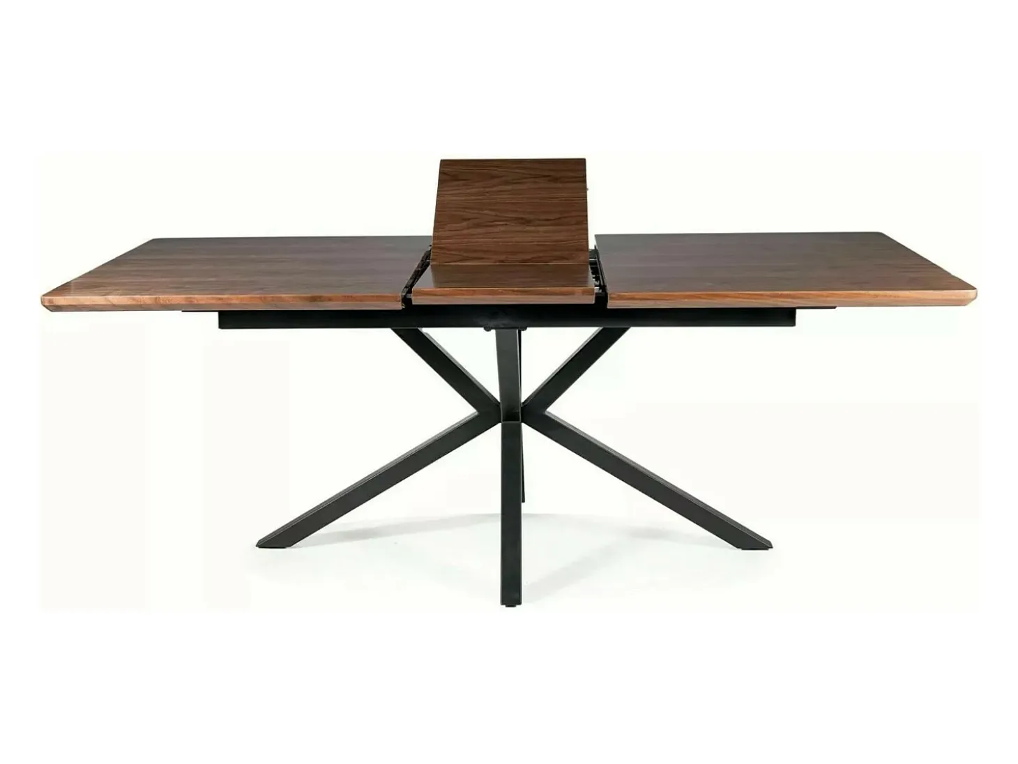 Tommy mesa de comedor extensible de nogal 160-200 cm