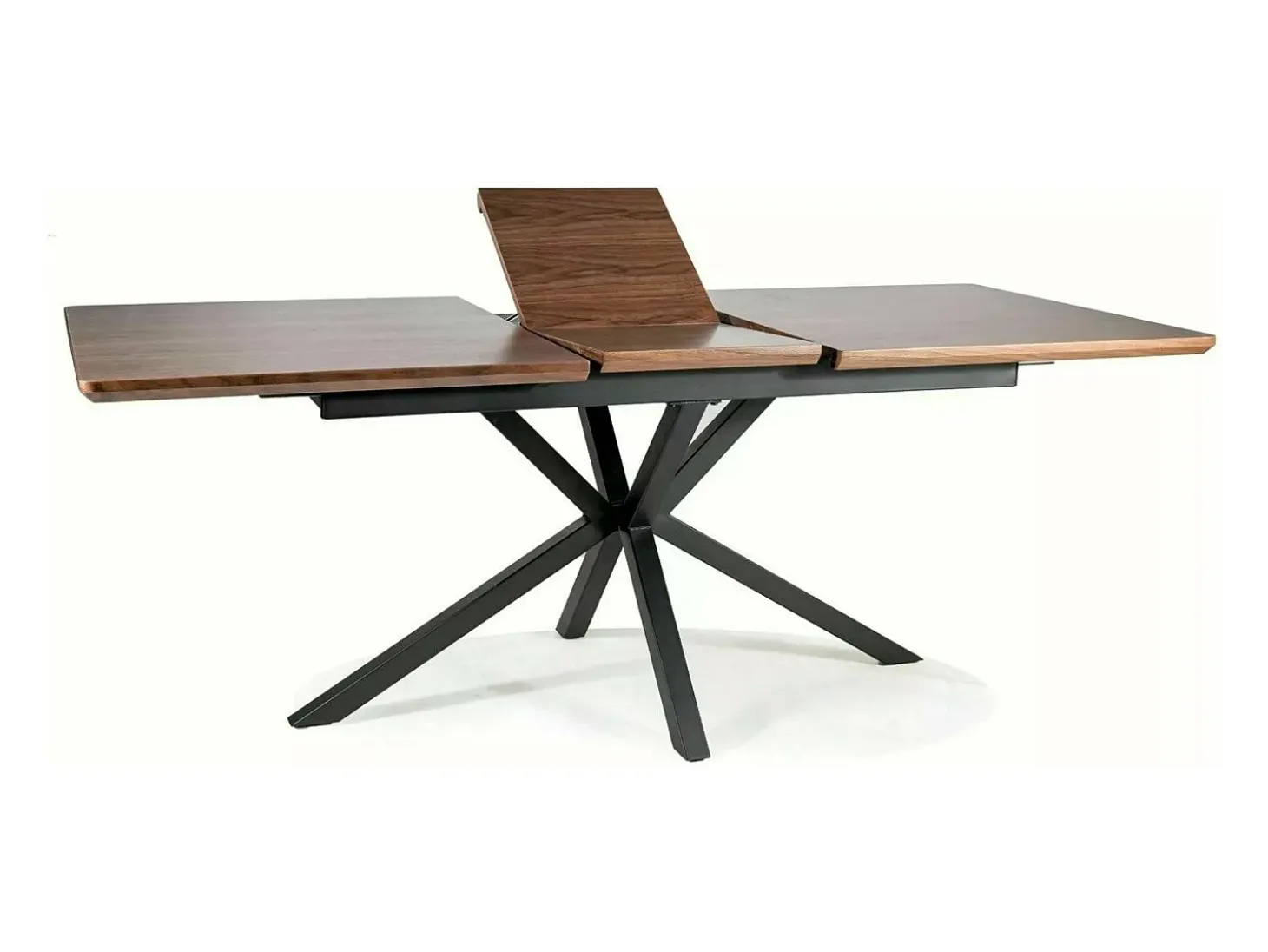 Tommy mesa de comedor extensible de nogal 160-200 cm