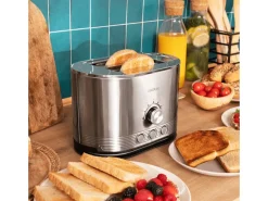 Tostador Cecotec Shine&Toast Double 850W 2 ranuras + aviso luminoso gris