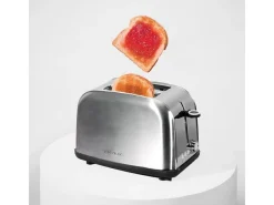 Tostador Cecotec Toastin'time Lite 850W 2 ranuras 7 potencias inox