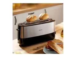 Tostador Philips HD-2692/90 950W 1 ranura larga negro inox