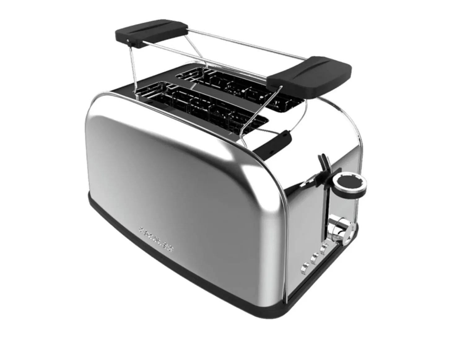 Tostador vertical Cecotec Toastin' Time 850W diseño vintage ranura corta inox