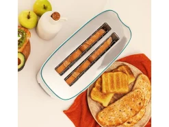 Tostadora Cecotec Toast&Taste Extra Double 1350W doble ranura 7 posiciones blanco