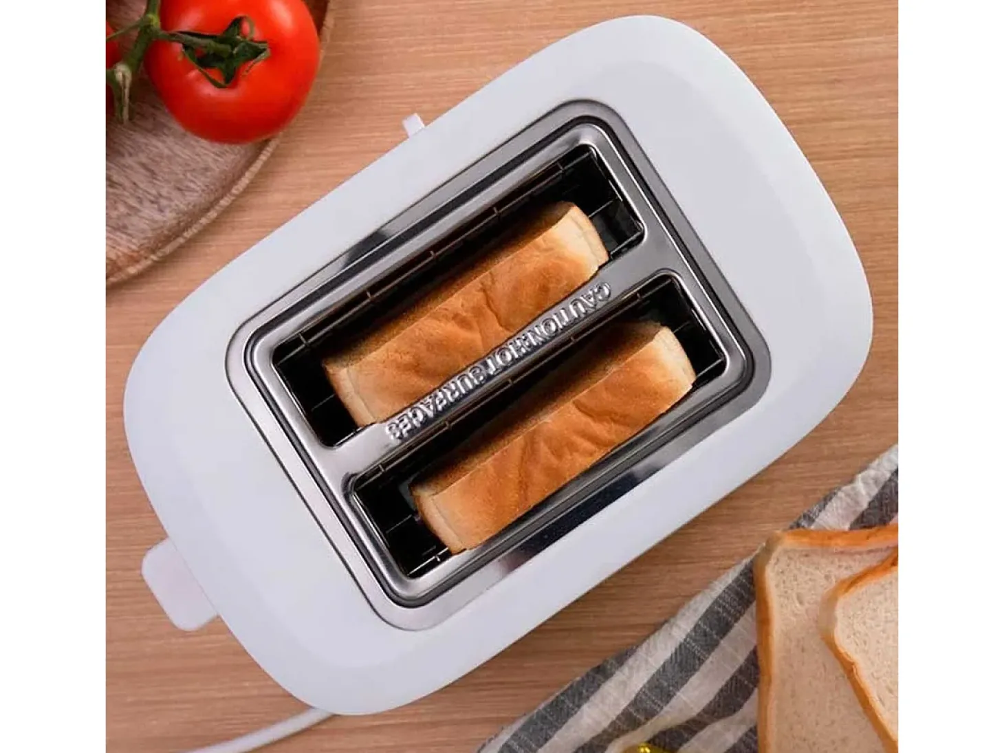 Tostadora vertical Cecotec Toast&Taste 9000 Double White 980W doble ranura blanco