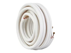 Tube SucceBuy Ensemble de Mini-Lignes Divisées 6,4 x 9,5 x 15240 mm, Tubes en Cuivre Isolés pour Courant Alternatif