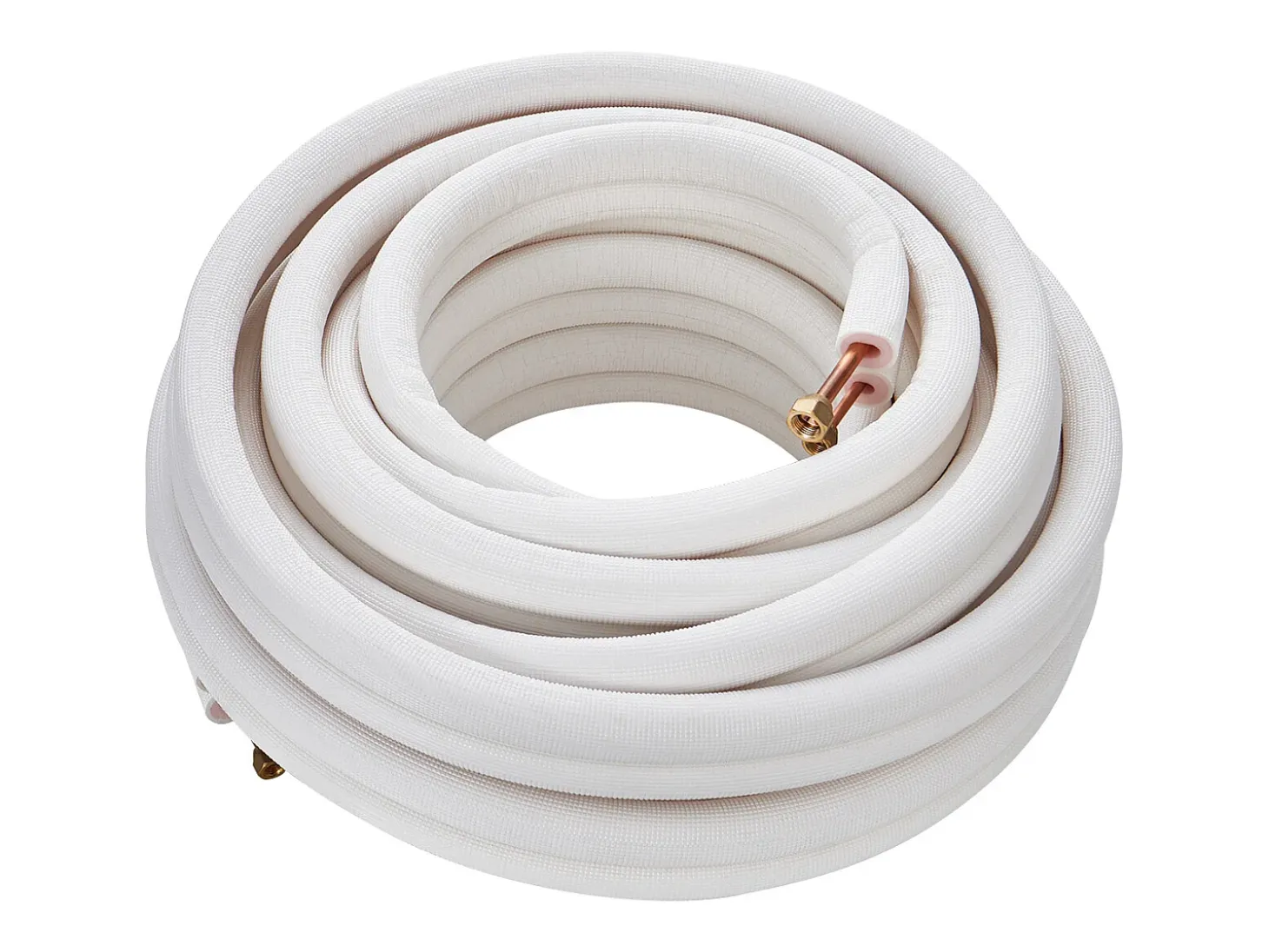 Tube SucceBuy Ensemble de Mini-Lignes Divisées 6,4 x 9,5 x 15240 mm, Tubes en Cuivre Isolés pour Courant Alternatif