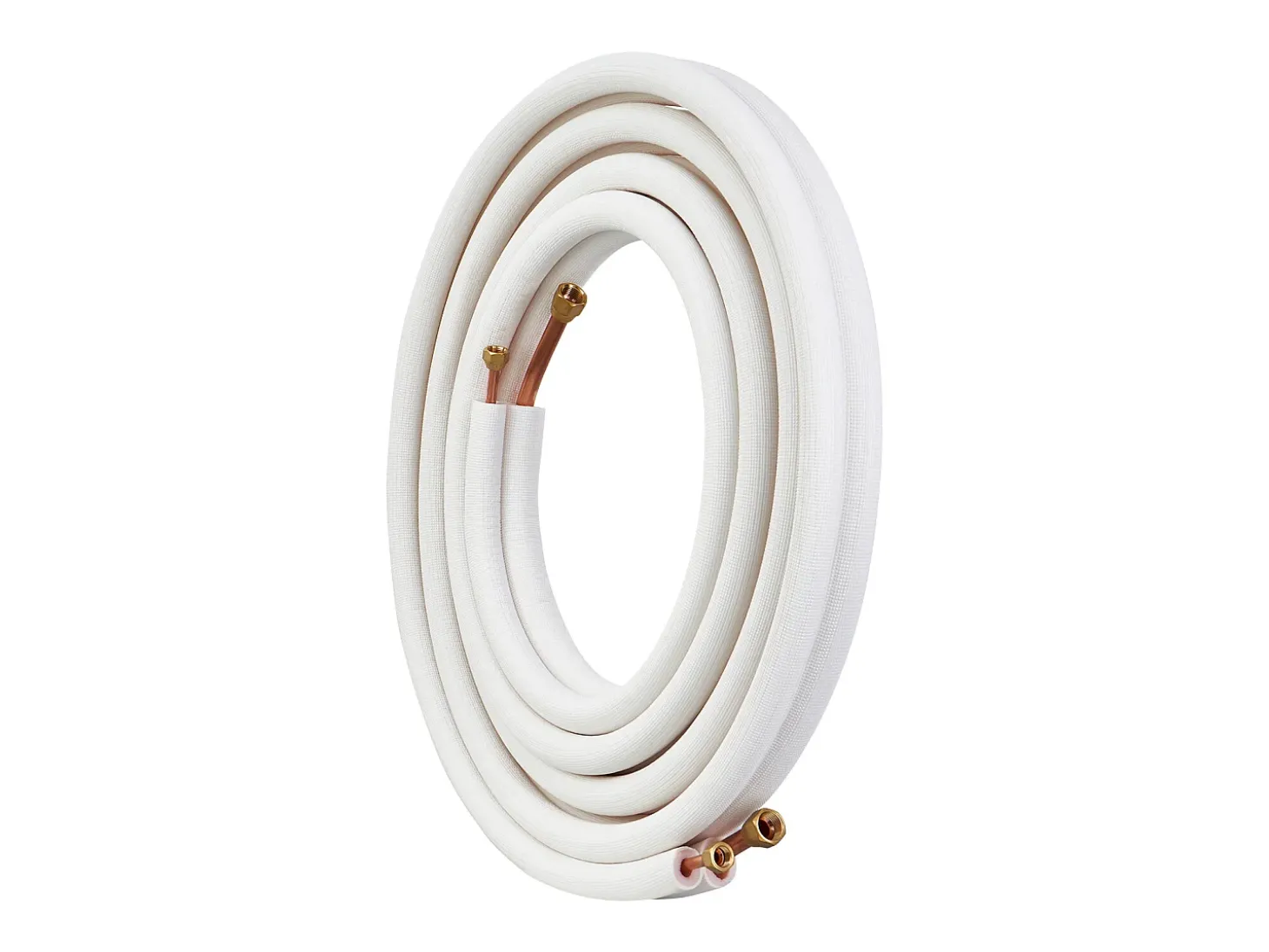 Tubo SucceBuy Conjunto de Mini-Líneas Divididas 6,4 x 9,5 x 7620 mm, Tubos de Cobre Aislados para Aire Acondicionado sin Conducto