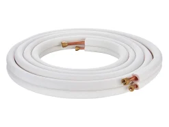 Tubo SucceBuy Conjunto de Mini-Líneas Divididas 6,4 x 9,5 x 7620 mm, Tubos de Cobre Aislados para Aire Acondicionado sin Conducto