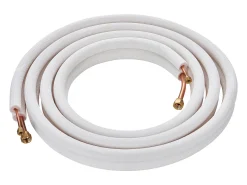 Tubo SucceBuy Kit de Líneas Mini Split 6,4 x 12,7 mm x 4876,8 mm Tubo de Cobre para AC con Cable de Conexión