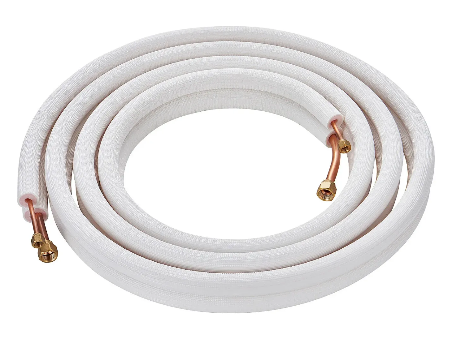 Tubo SucceBuy Kit de Líneas Mini Split 6,4 x 12,7 mm x 4876,8 mm Tubo de Cobre para AC con Cable de Conexión