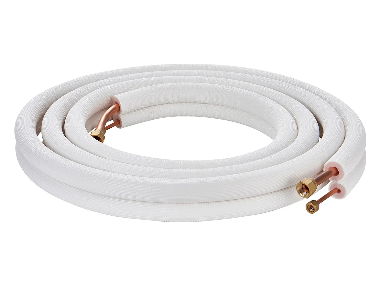 Tubo SucceBuy Kit de Líneas Mini Split 6,4 x 12,7 mm x 4876,8 mm Tubo de Cobre para AC con Cable de Conexión