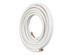 Tubo SucceBuy Kit de Líneas Mini Split 6,4 x 9,5 x 7620 mm Tubo de Cobre para AC con Cable de Conexión