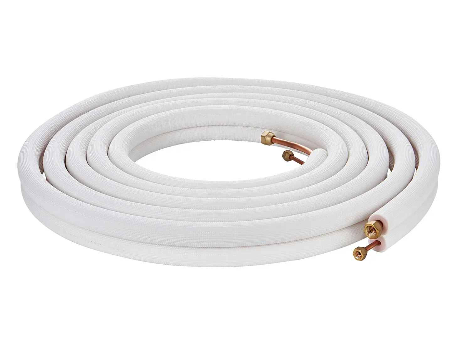 Tubo SucceBuy Kit de Líneas Mini Split 6,4 x 9,5 x 7620 mm Tubo de Cobre para AC con Cable de Conexión