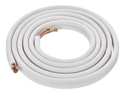 Tubo SucceBuy Kit de Líneas Mini Split 6,4 x 9,5 x 7620 mm Tubo de Cobre para AC con Cable de Conexión