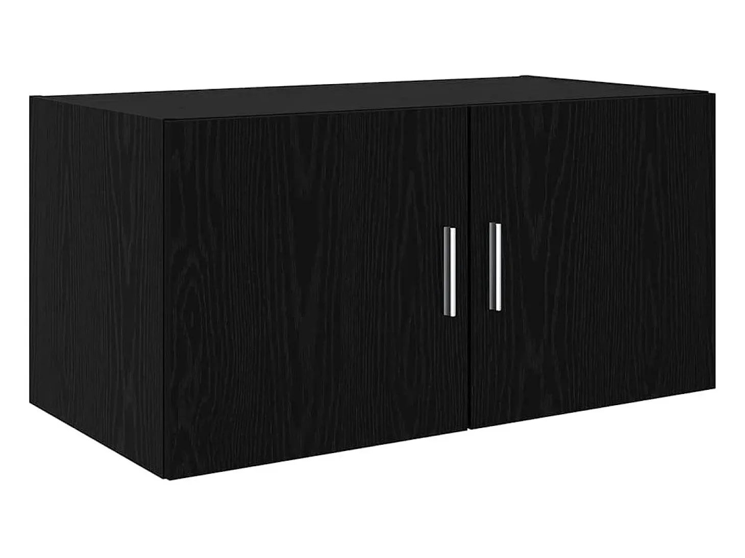 Unidad de pared de roble negro 80 x 42,5 x 40 cm Madera de ingeniería