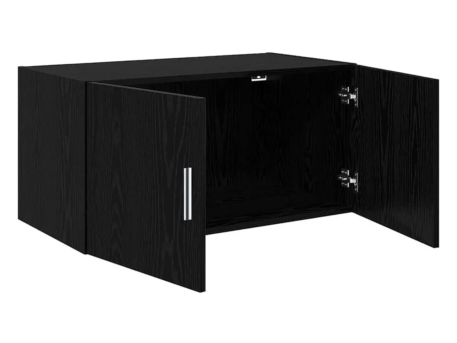 Unidad de pared de roble negro 80 x 42,5 x 40 cm Madera de ingeniería