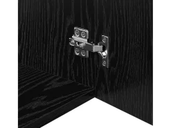Unidad de pared de roble negro 80 x 42,5 x 40 cm Madera de ingeniería