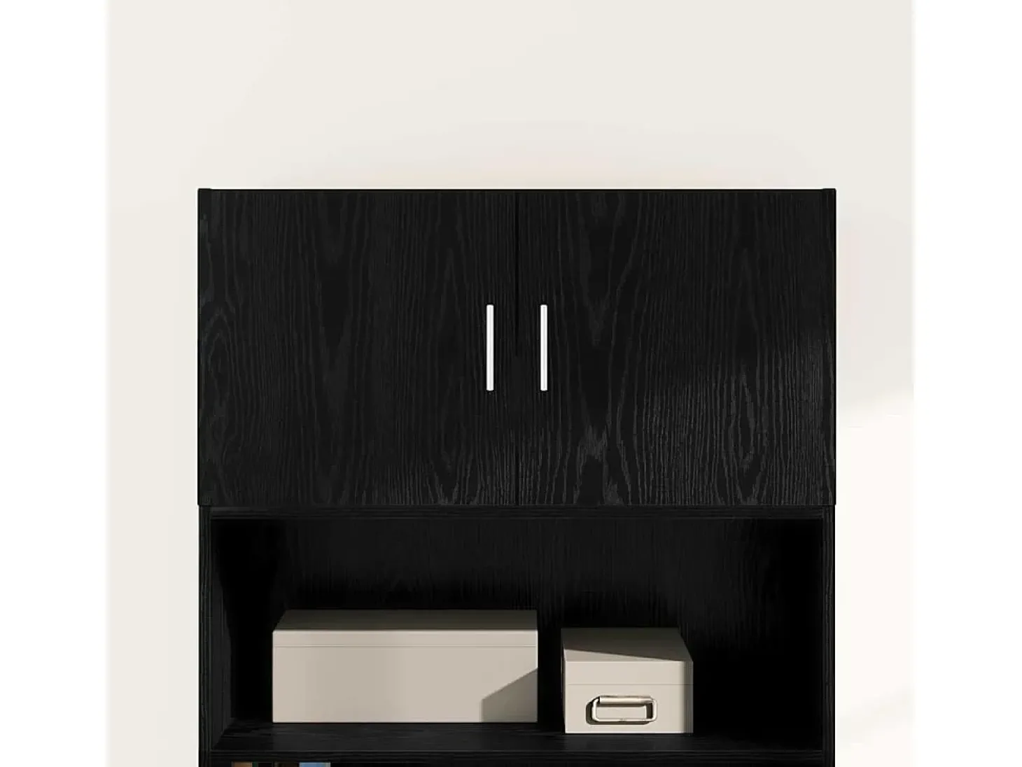 Unidad de pared de roble negro 80 x 42,5 x 40 cm Madera de ingeniería