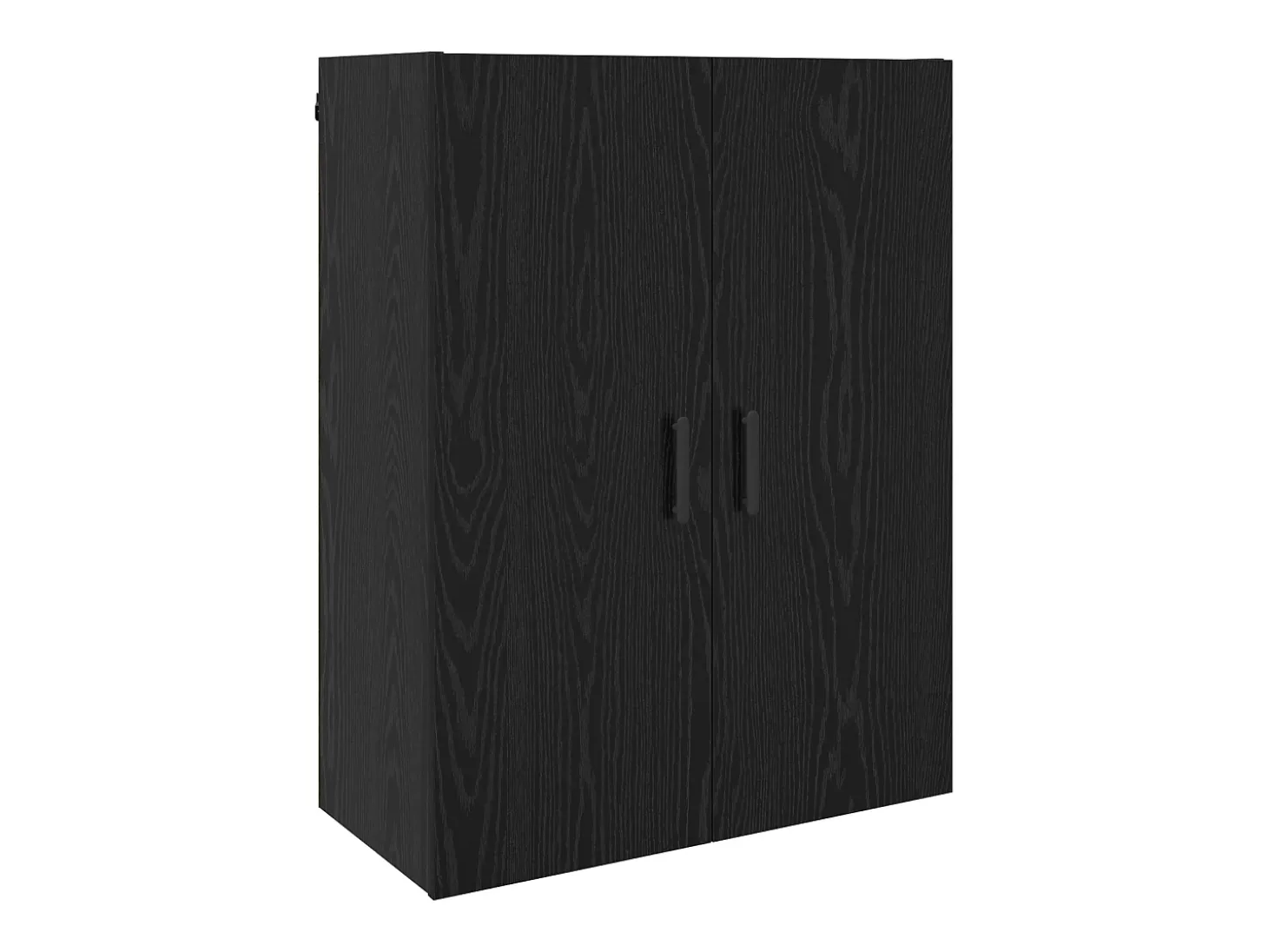 Unidad de pared de roble negro 69,5 x 34 x 90 cm Madera de ingeniería