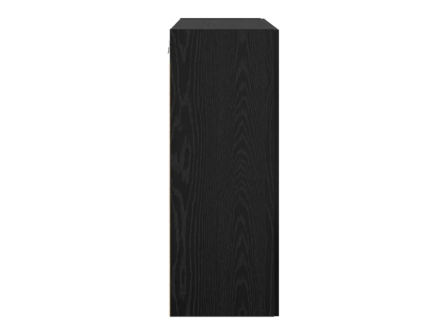 Unidad de pared de roble negro 69,5 x 34 x 90 cm Madera de ingeniería