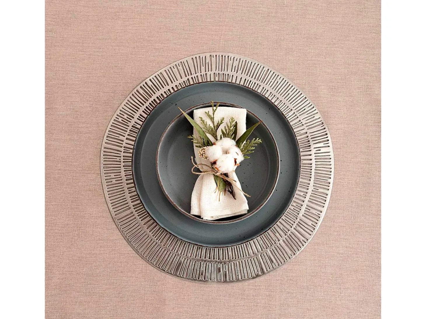 Vajilla Duna Quid 12 piezas 4 servicios diseño elegante gris