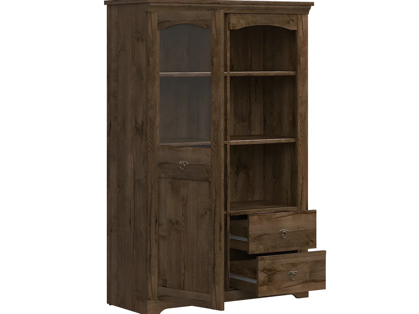 Vajillero 1 puerta 2 cajones Noé Madera