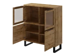Vajillero 4 puertas Eden Madera y Metal