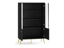 Vajillero 4 puertas Manoé Negro