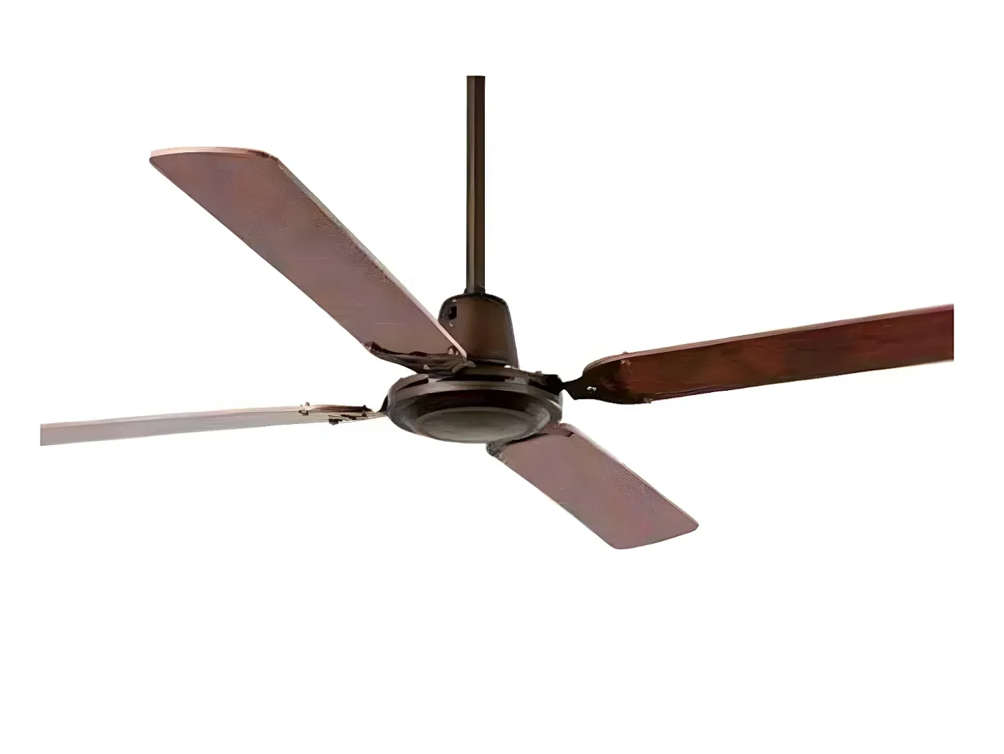 Ventilador Ac Malvinas Marron Controlador De Pared Aspas Reversibles Faro