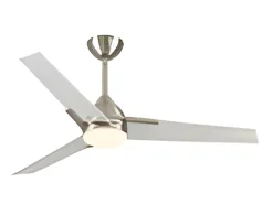 Ventilador Dc Argestes Niquel Led 22w Con 3 Temperaturas Y Memoria