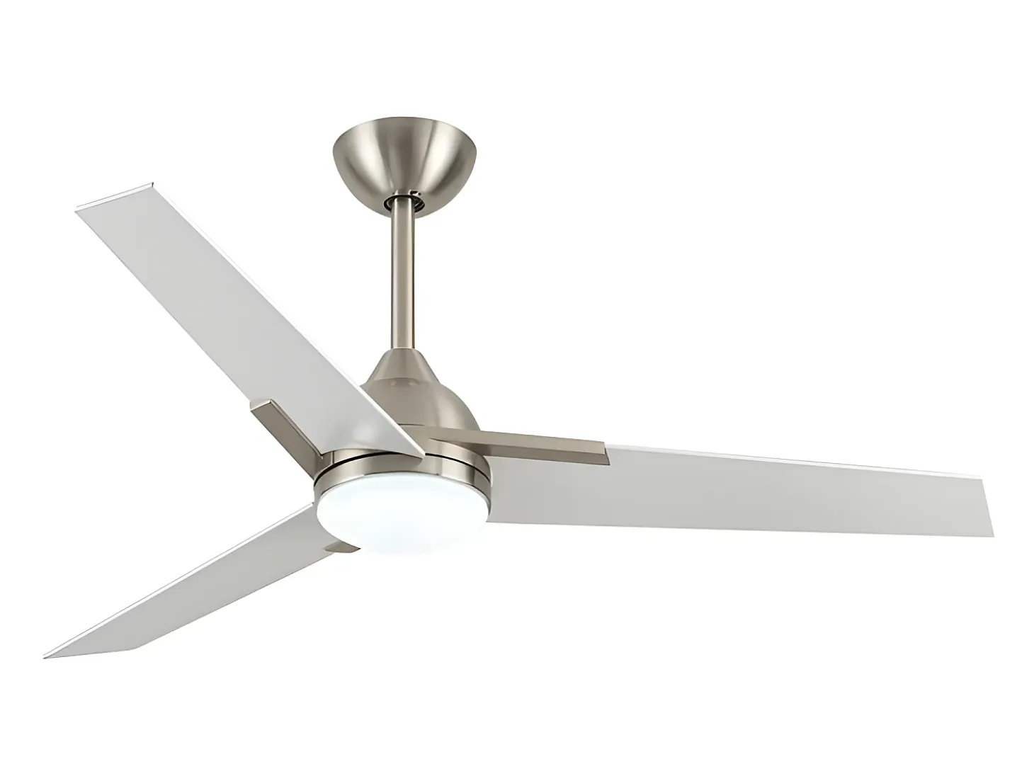 Ventilador Dc Argestes Niquel Led 22w Con 3 Temperaturas Y Memoria