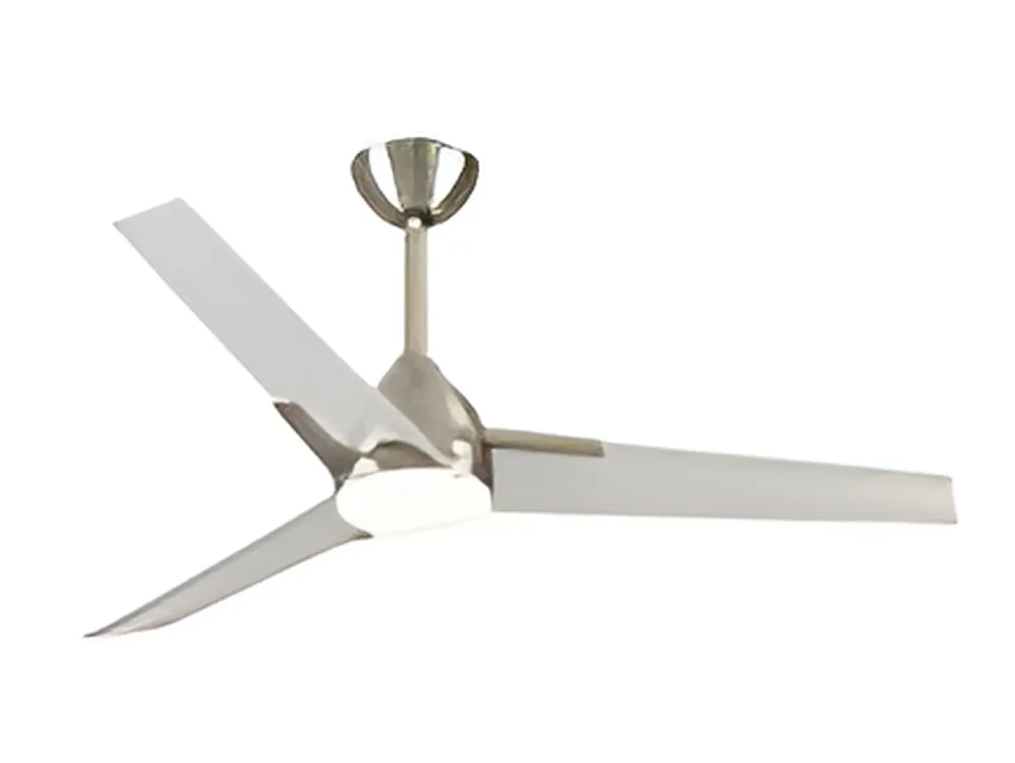 Ventilador Dc Argestes Niquel Led 22w Con 3 Temperaturas Y Memoria
