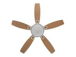 Ventilador Dc Braw Blanco Led 5 Aspas Y Control Remoto