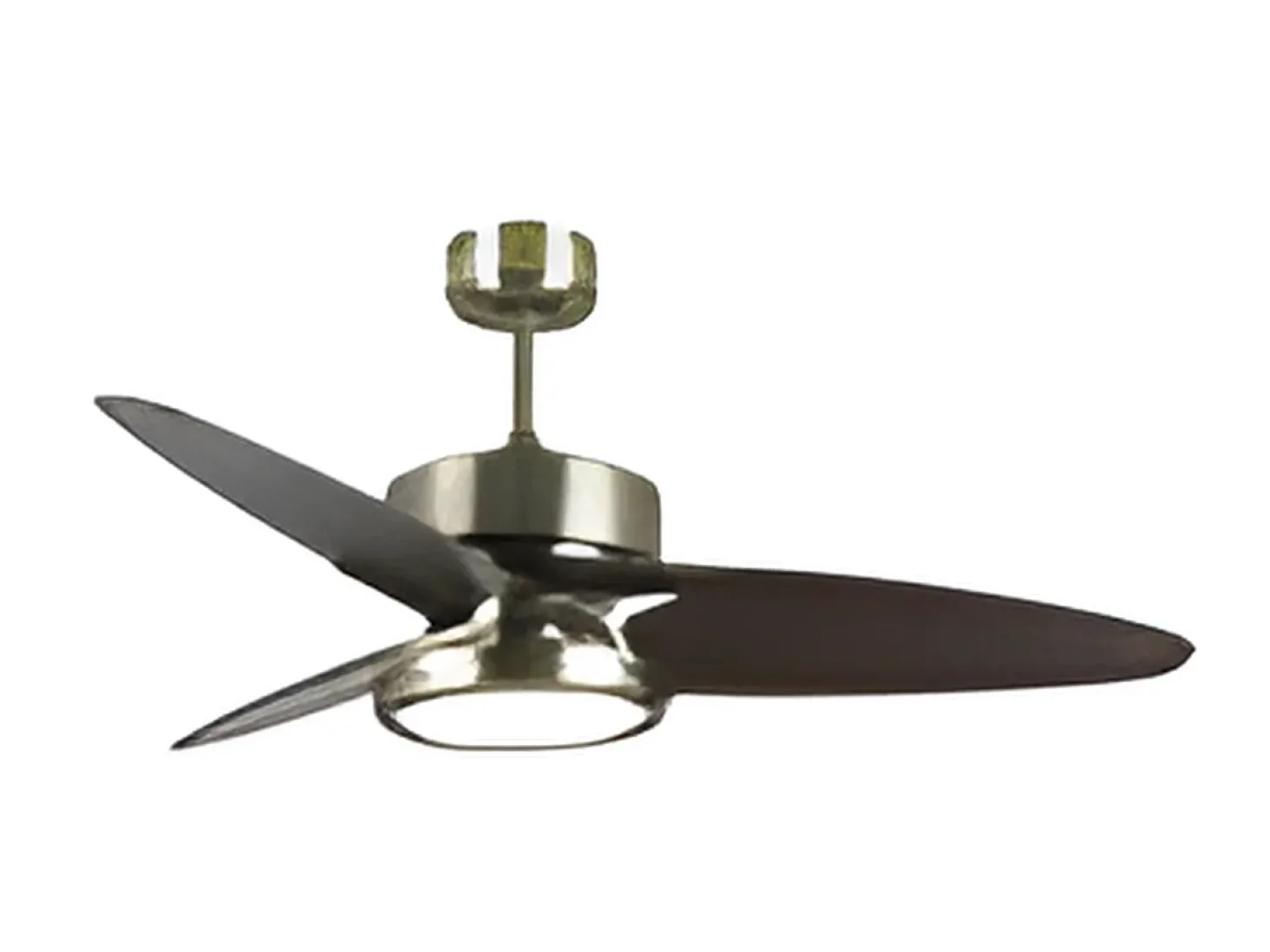 Ventilador Dc Cross Cuero Led Control Remoto Y Temporizador