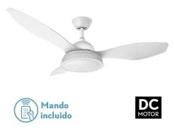 Ventilador Dc Datoo Blanco Led 48w Tres Temperaturas Regulables
