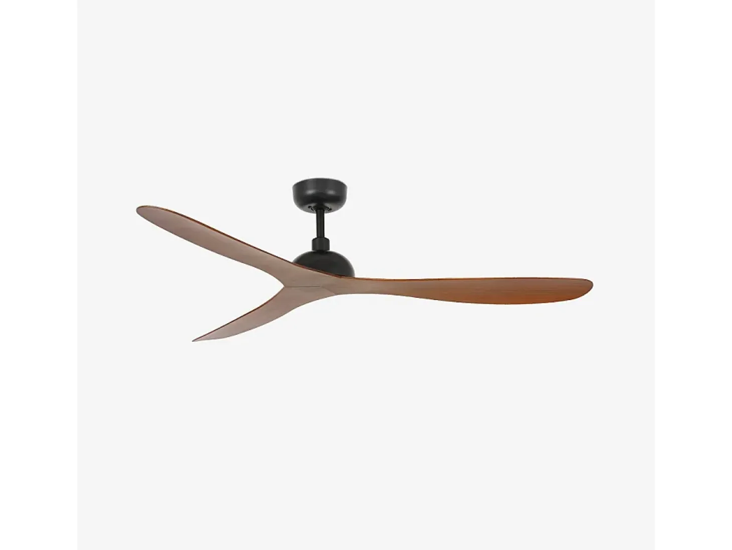 Ventilador Dc Gotland L Negro Madera Temporizador Mando Distancia Faro