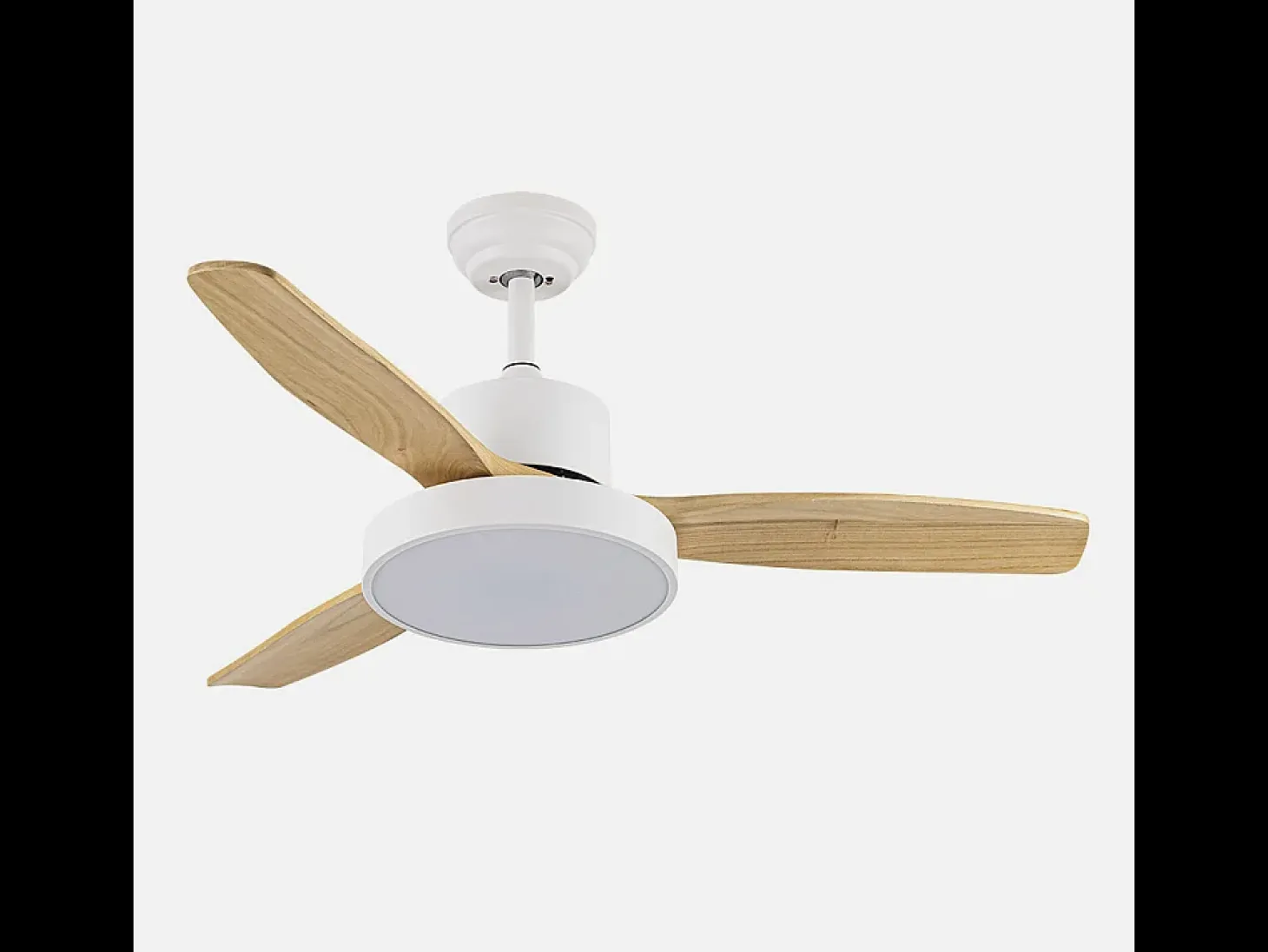 Ventilador Dc Kavala Blanco Haya Led Mando Distancia Cct Regulable