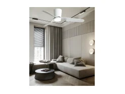 Ventilador Dc Kochi Blanco Led 3 Temperaturas Y Memoria De Color