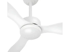 Ventilador Dc Serpa Blanco Led Dimable Y Cct Regulable