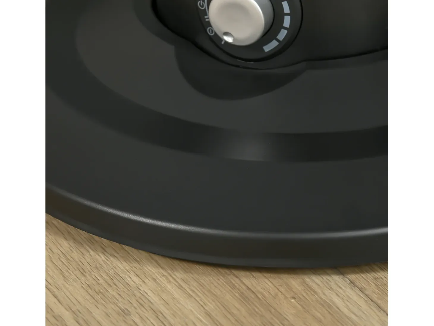 Ventilador de pedestal 2 en 1 con nebulizador de 2,8 L, función de nebulización, de metal, 120 cm de altura, negro (44,5 x 44,5 x 120 cm)