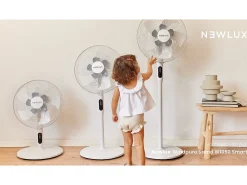 Ventilador de Pie Smart W1050 Negro - Newlux