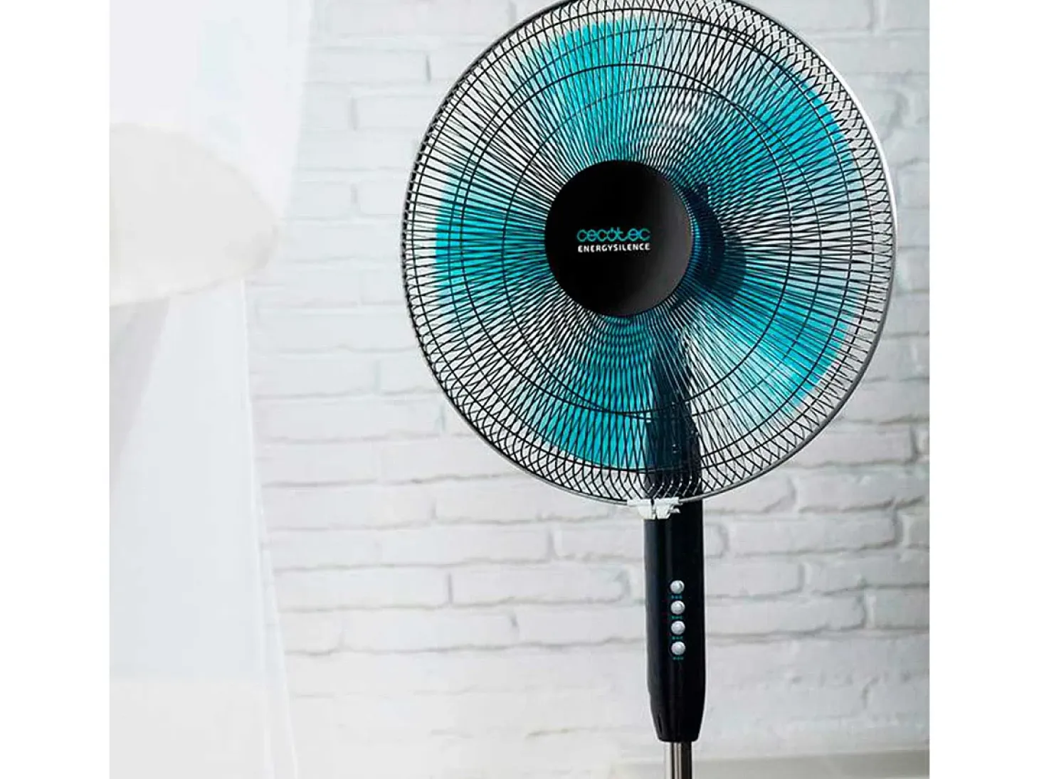 Ventilador de pie Cecotec EnergySilence 510 40W 5 aspas negro 110-130 cm
