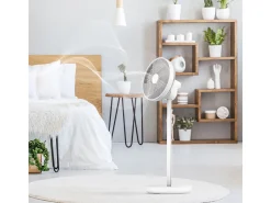 Ventilador de pie Cecotec EnergySilence 2600 Sunflower Portable 22W 3 en 1 blanco