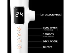 Ventilador de pie Cecotec EnergySilence 1030 SmartExtreme 28W 10 aspas blanco